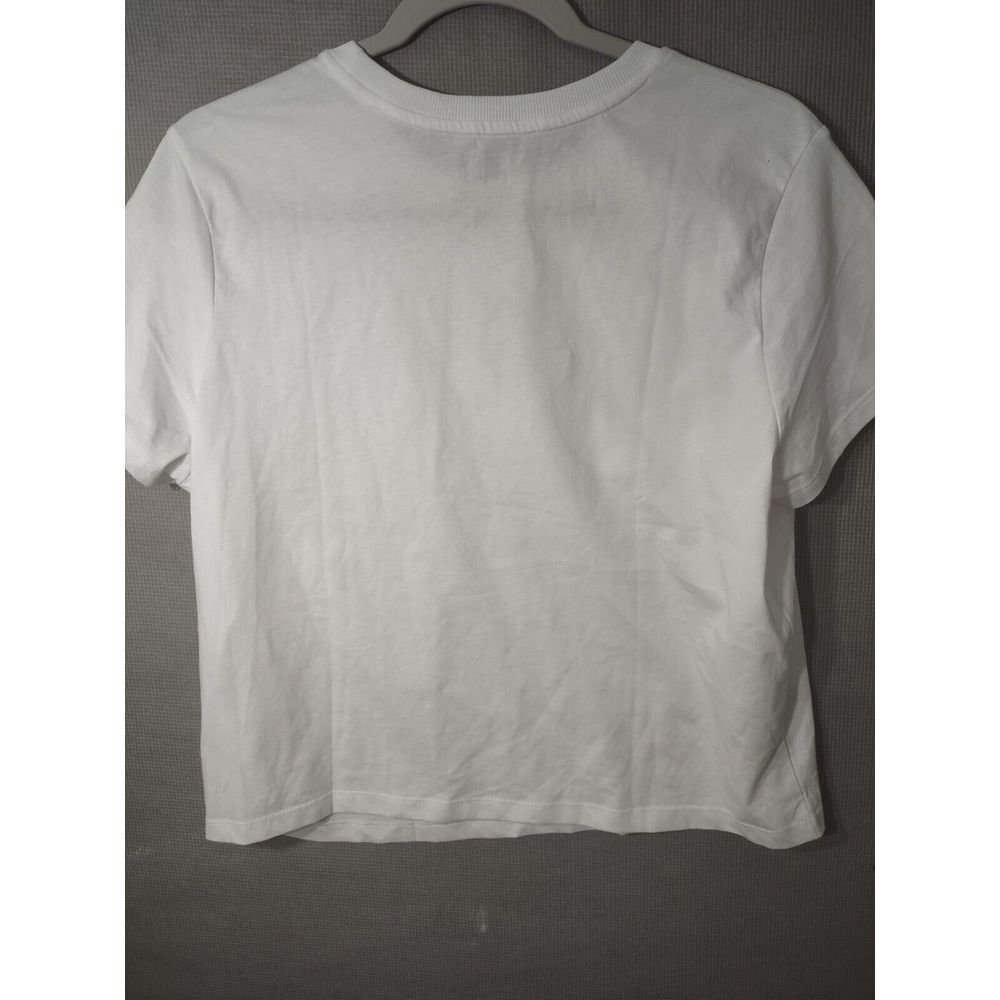 DKNY Women's Crew Neck T-Shirt With Logo Short Sleeve Black Size S/P - Picture 6 of 8